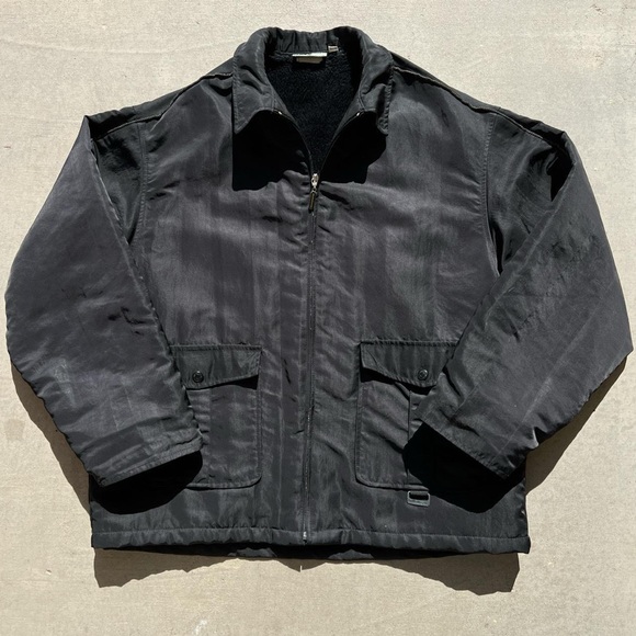 Mens vintage y2k Billabong black 3M jacket coat zip up with sherpa lining surf - Picture 1 of 4